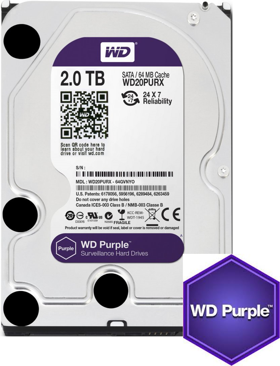 Harður Diskur 2TB Purple
