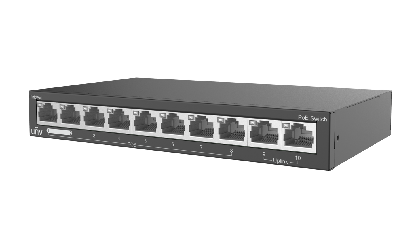 Netbúnaður - Straumgjafi 8+2 Port, 1 Gig