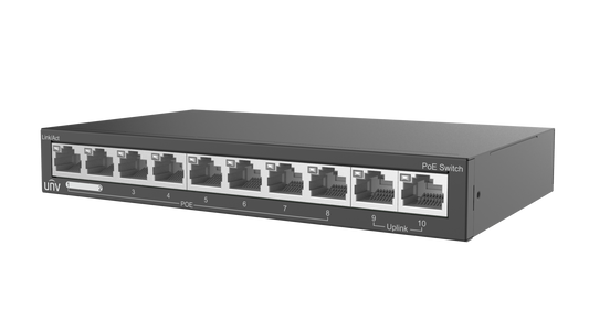 Netbúnaður - Straumgjafi 8+2 Port,  1 Gig